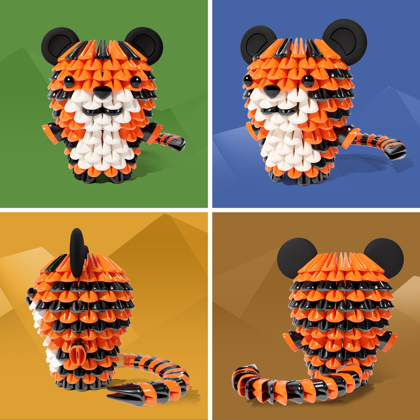 TRICOFUN™ Animals tongo the tiger building kit -1118