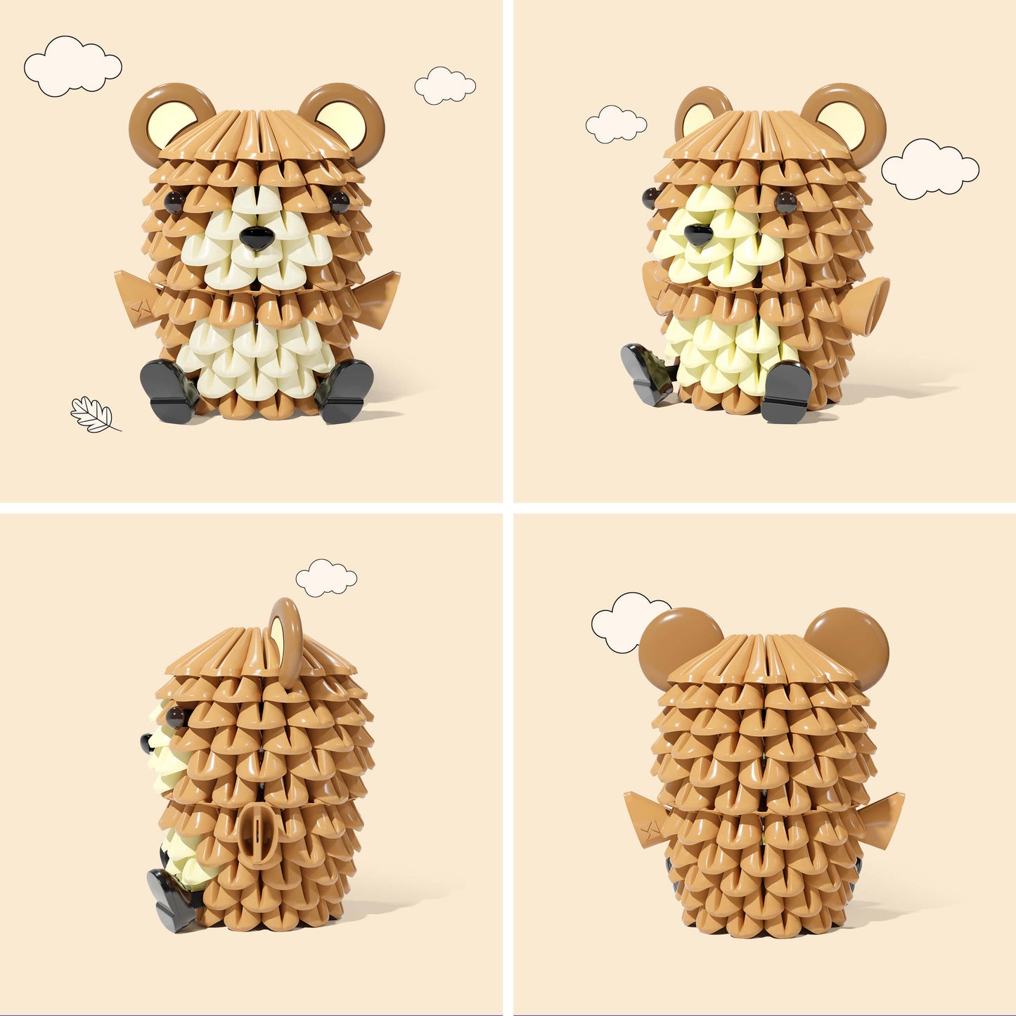 TRICOFUN™ Animals the mini bear building kit -1012-New Arrival Pre - sale