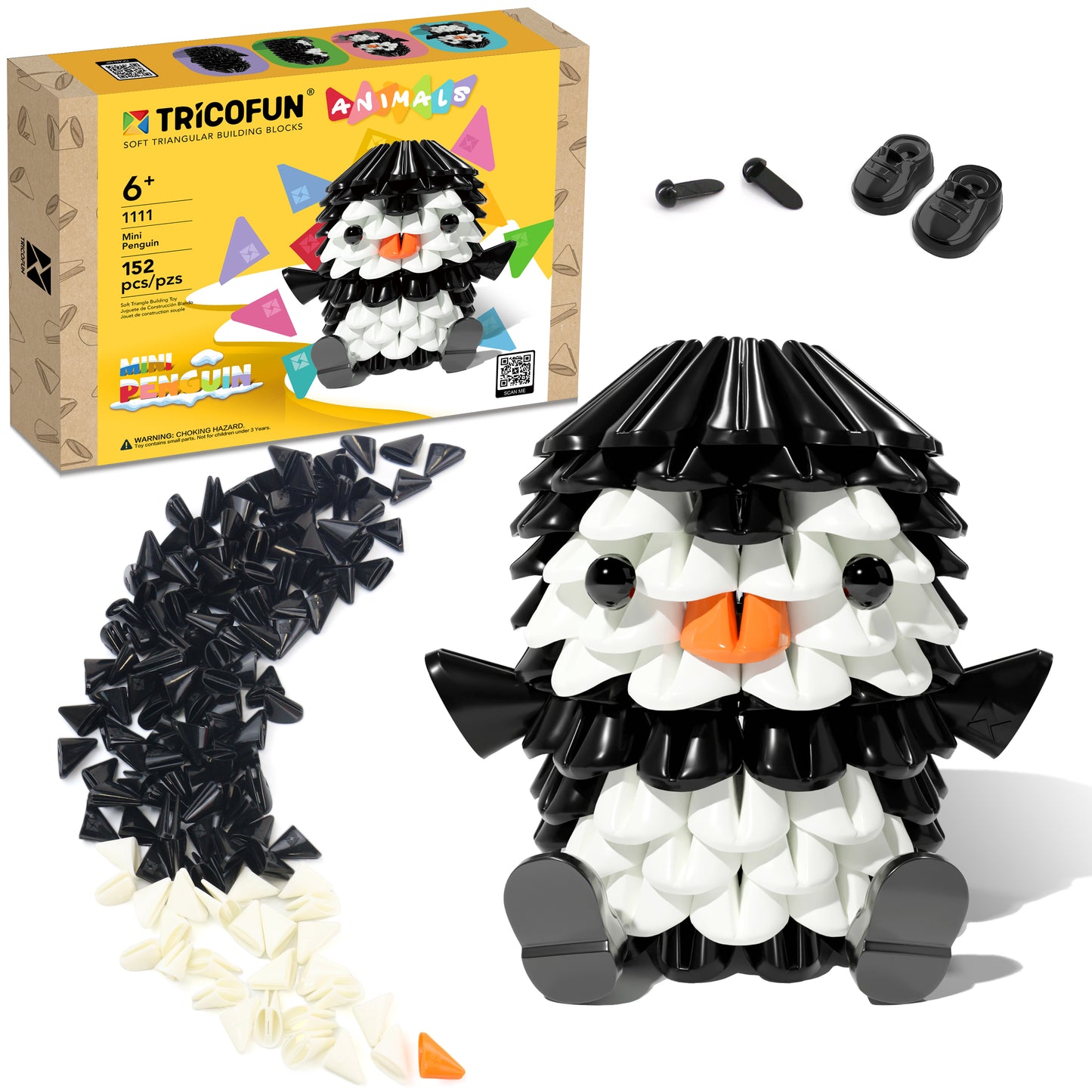 TRICOFUN™ Animals the mini penguin building kit -1111