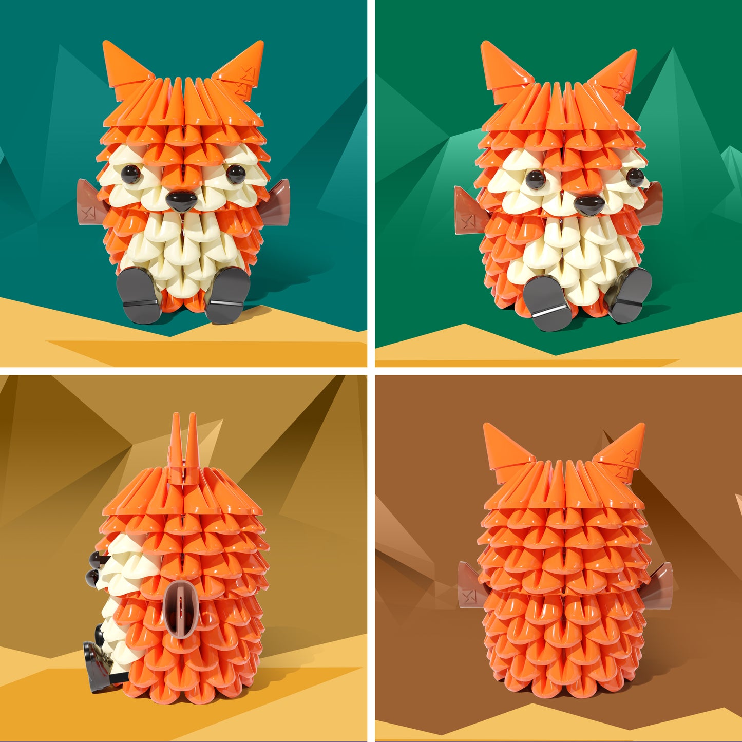 TRICOFUN™ Animals the mini fox building kit -1112