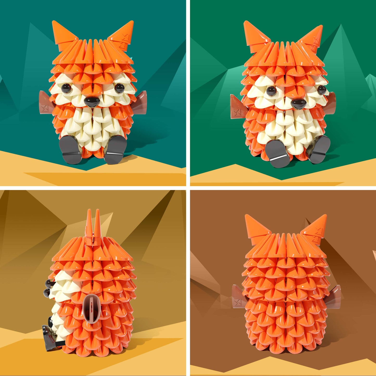 TRICOFUN™ Animals the mini fox building kit -1016