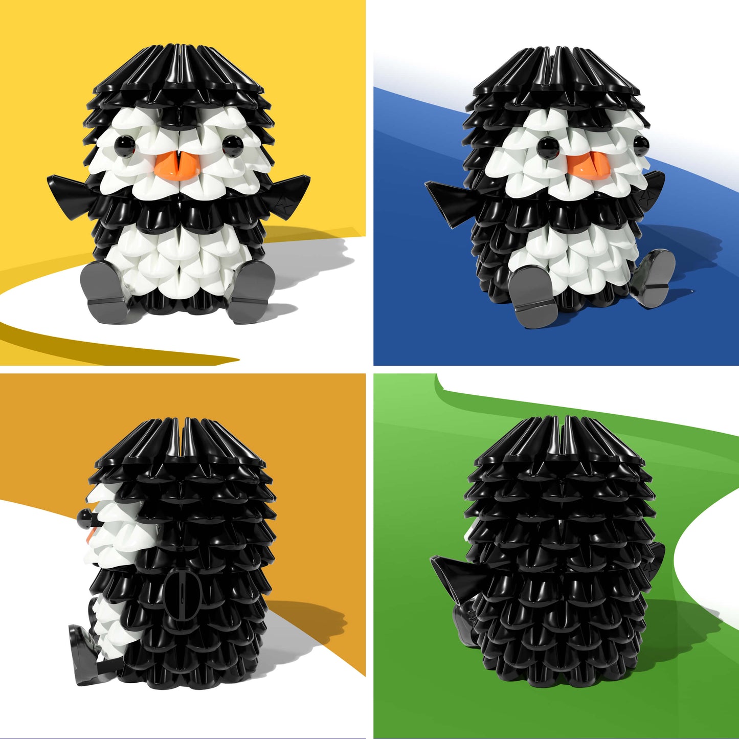 TRICOFUN™ Animals the mini penguin building kit -1017-New Arrival Pre - sale