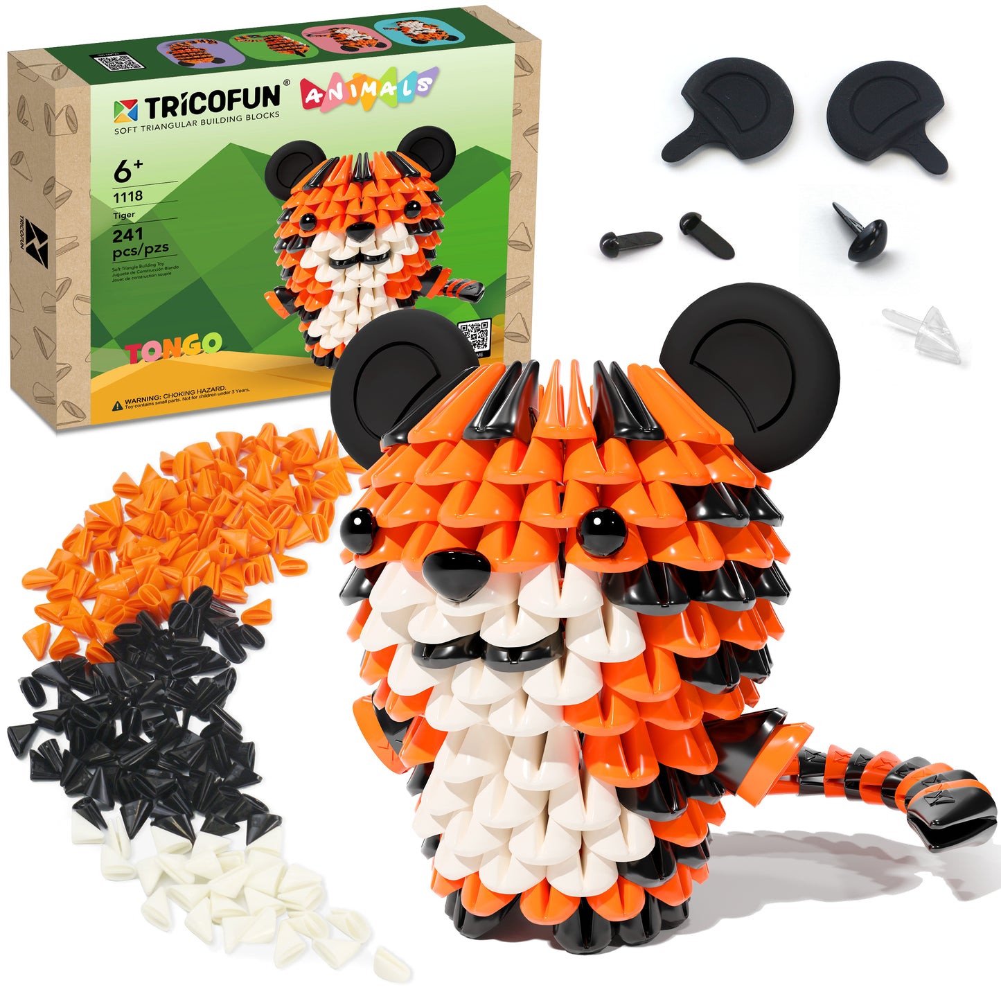 TRICOFUN™ Animals tongo the tiger building kit -1118