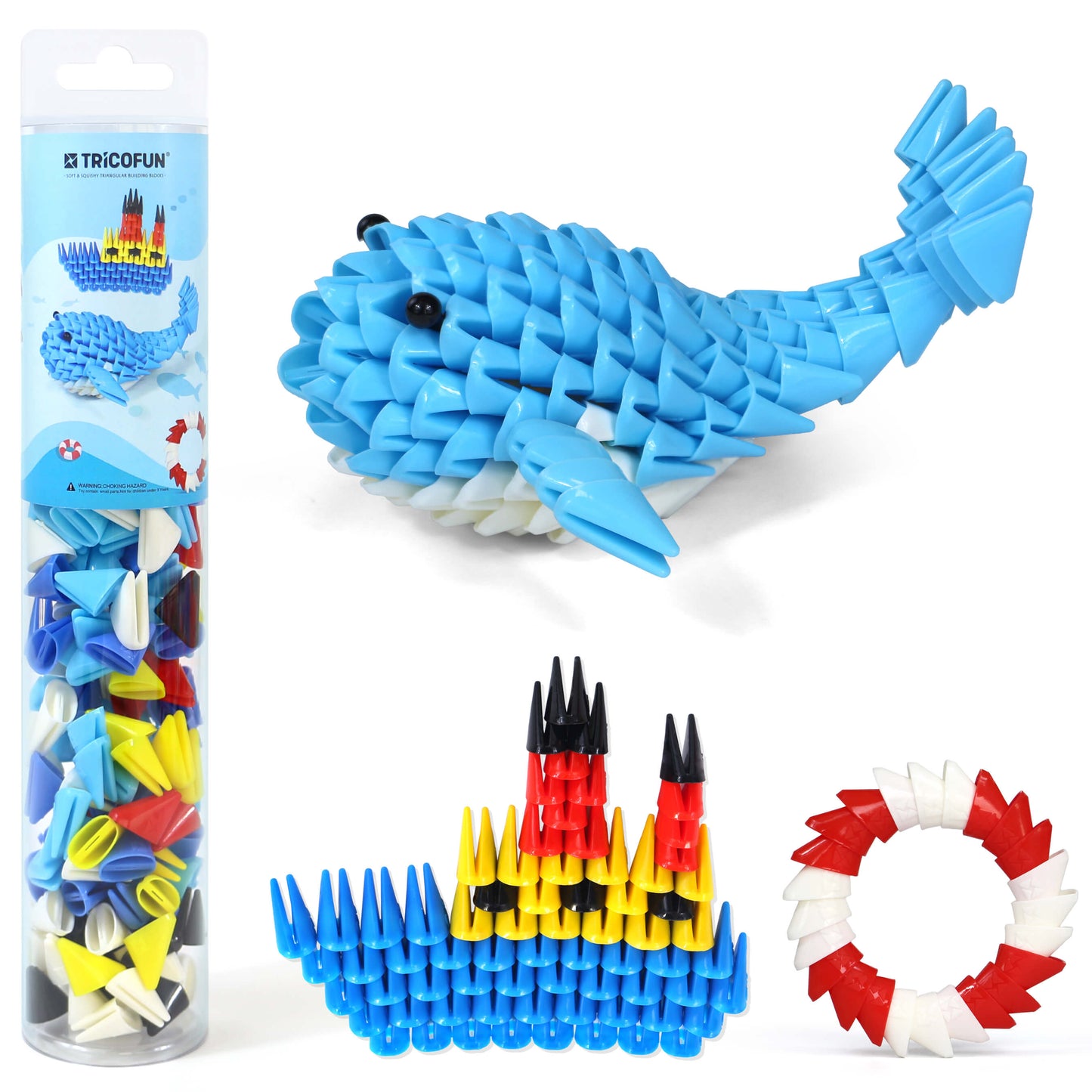 TRICOFUN™ Tube the whale building kit -1002-New Arrival Pre - sale