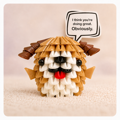 Tricofun® Biscuit Puppy Soft Triangle Building Kit — Pre-order