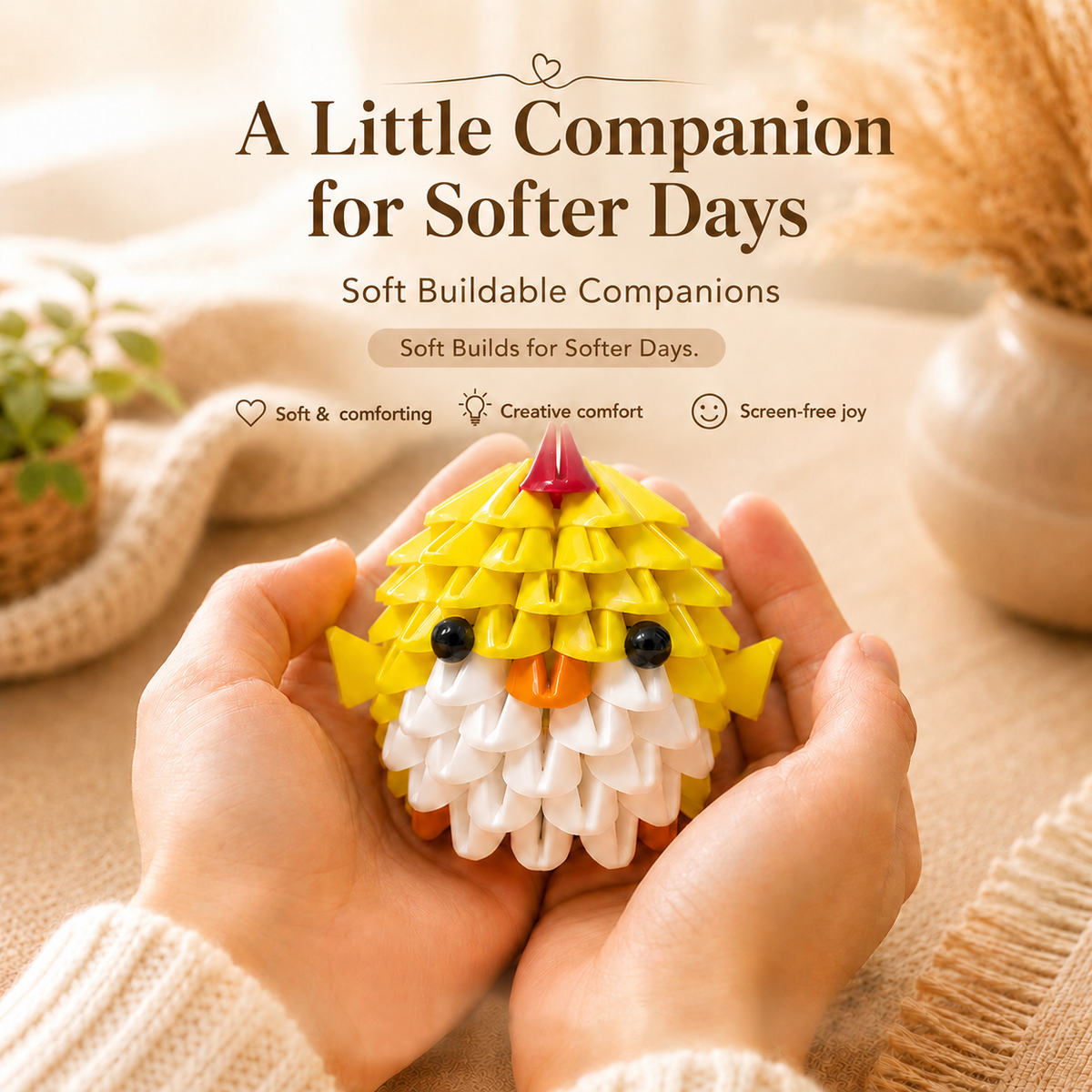 Tricofun® Sunny Chick Soft Building Kit