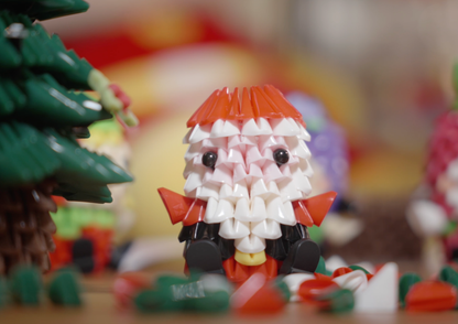 TRICOFUN™ Animals the mini santa claus building kit -1013