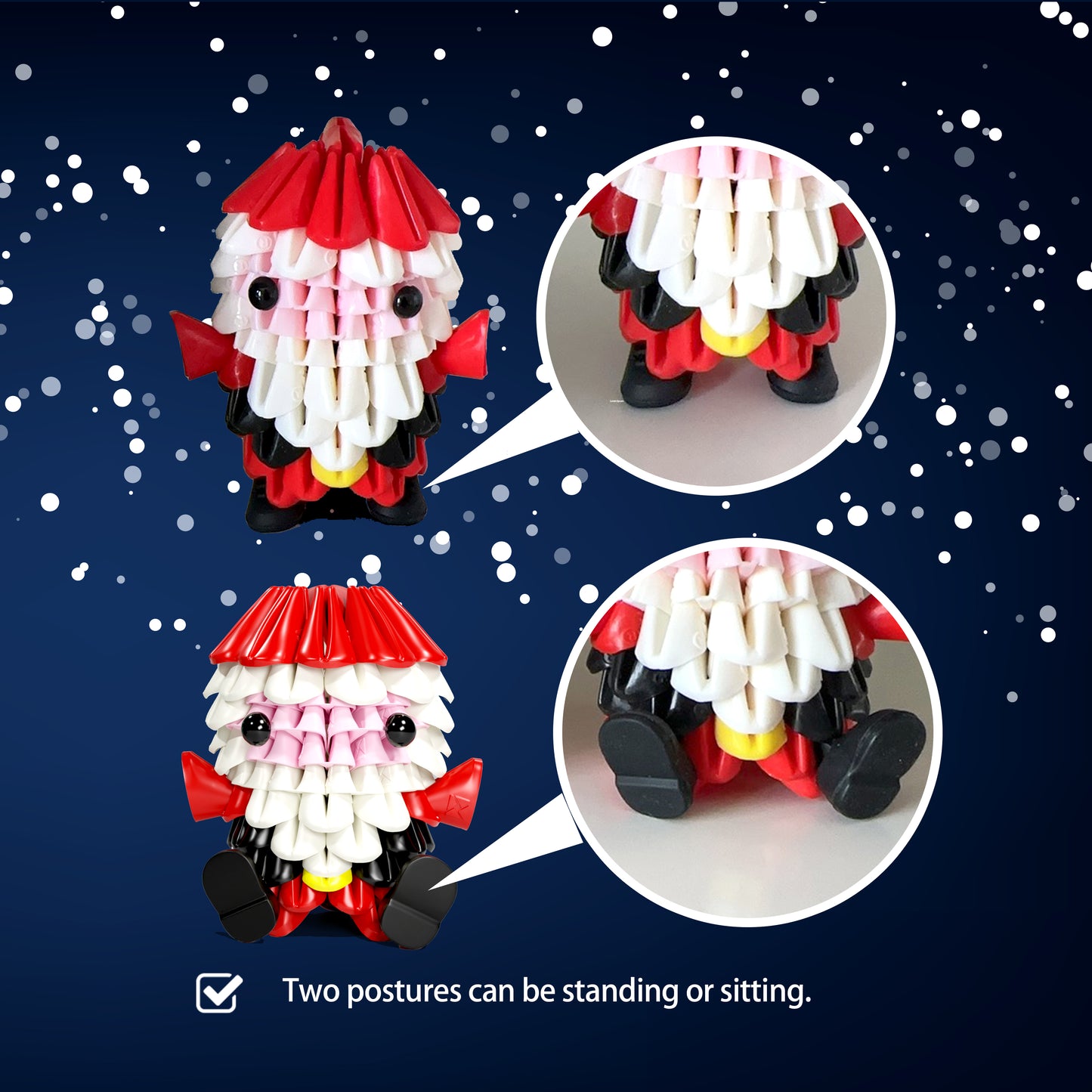 TRICOFUN™ Animals the mini santa claus building kit -1013