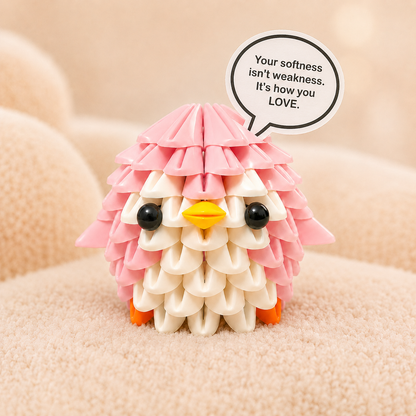 Tricofun® Wren the Pink Bird Soft Triangle Building Kit — Pre-order