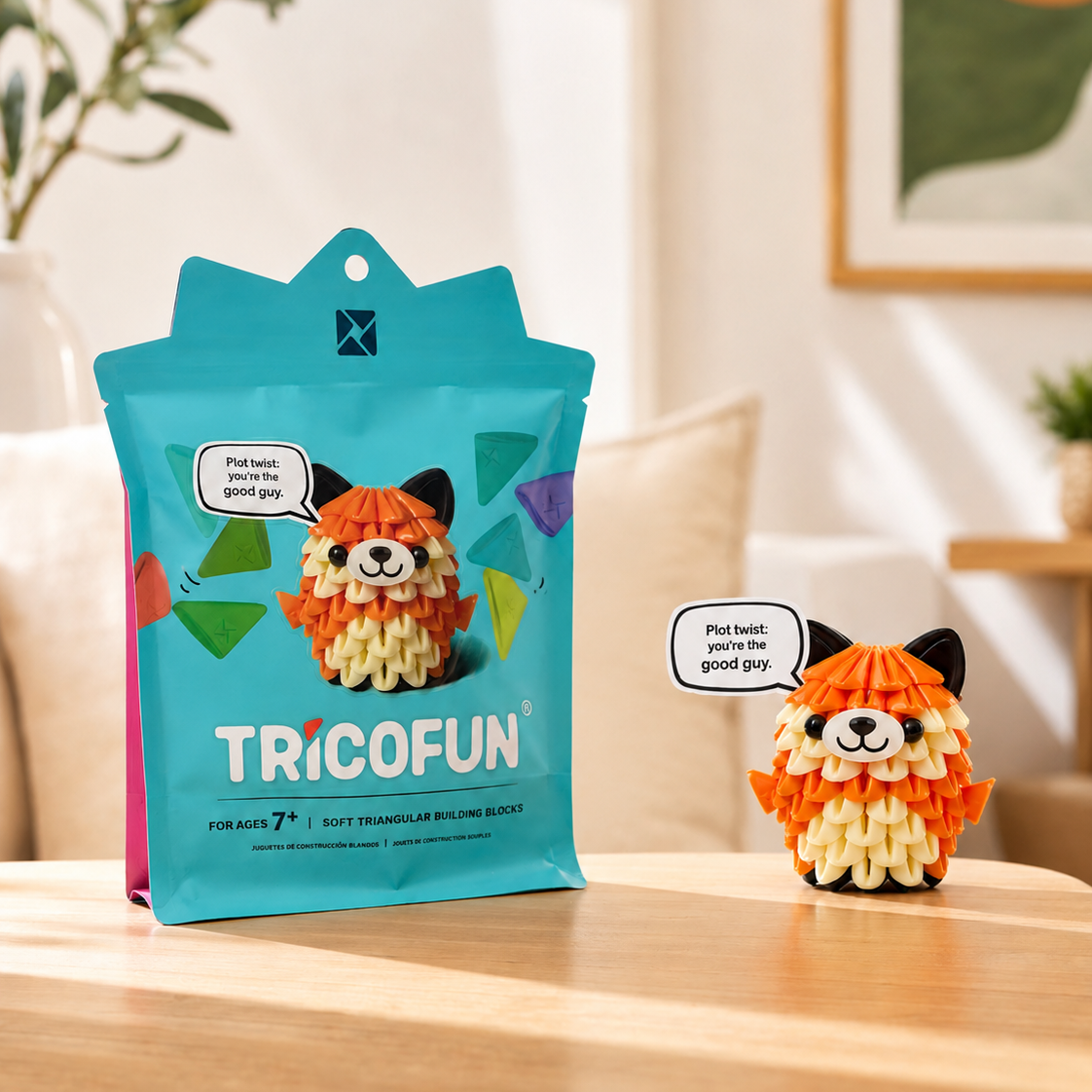 Tricofun® Pepper Fox Soft Triangle Companion Kit — Pre-order