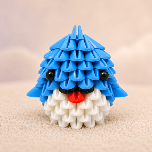 Tricofun® Drift Blue Whale Soft Triangle Building Kit