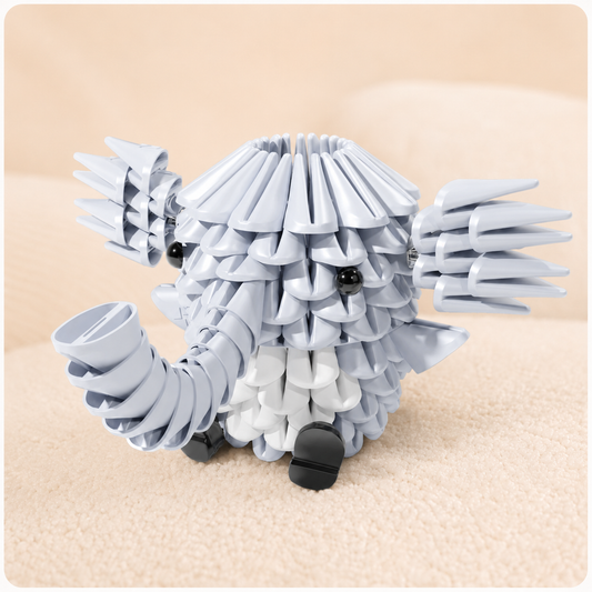 TRICOFUN™ Animals the mini elephant building kit -1018
