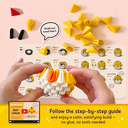 Tricofun® Sunny Chick Soft Building Kit