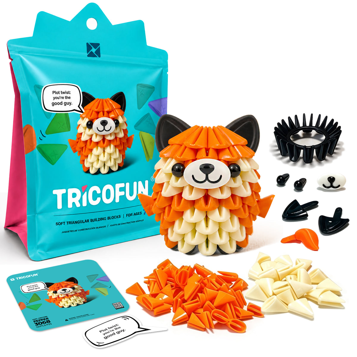 Tricofun® Pepper Fox Soft Building Kit