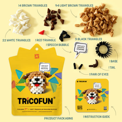 Tricofun® Biscuit Puppy Soft Triangle Building Kit — Pre-order