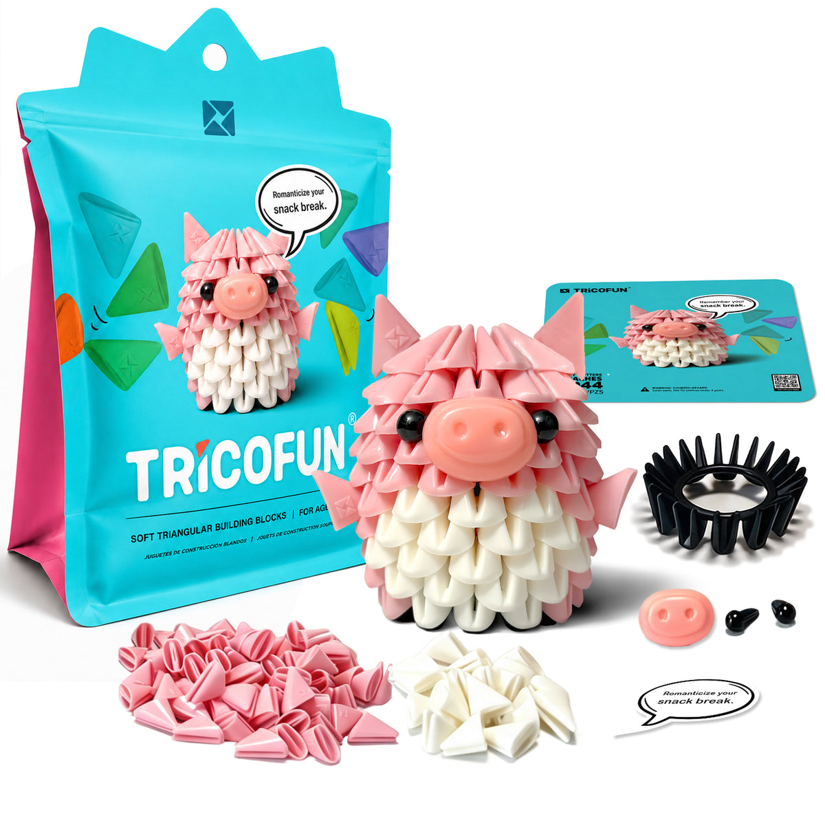 Tricofun® Peaches Piglet Soft Building Kit