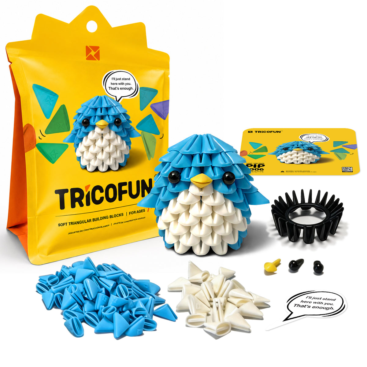Tricofun® Pip Penguin Soft Building Kit
