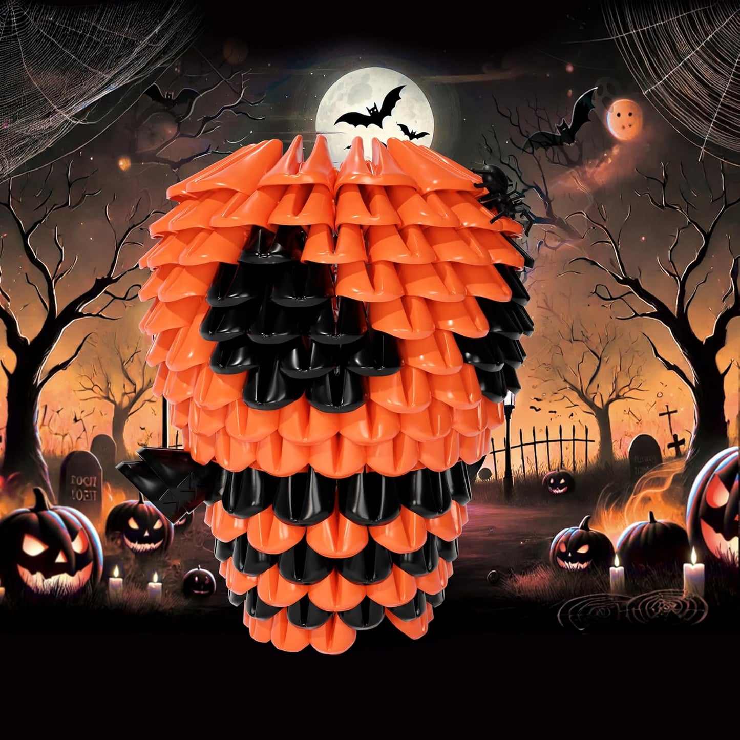 TRICOFUN™ Halloween Soft Building Blocks Pumpkin-head-1431