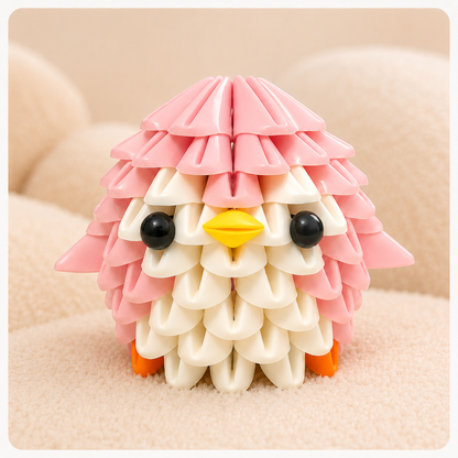 Tricofun® Wren the Pink Bird Soft Triangle Building Kit — Pre-order