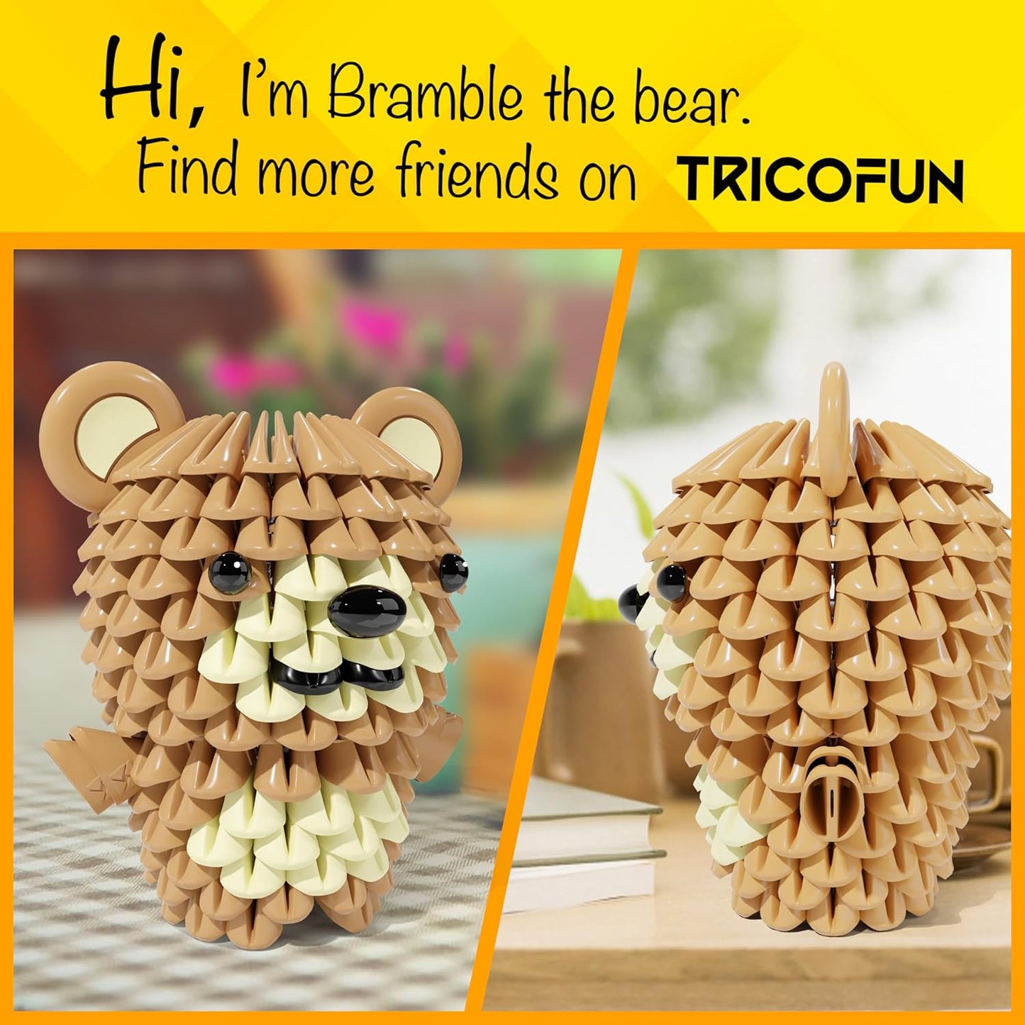 TRICOFUN Animals Bramble the bear building kit -1109