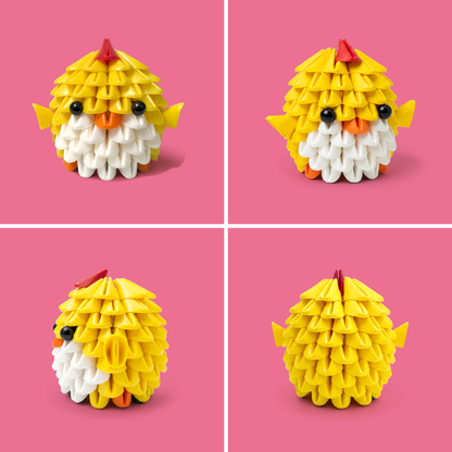 Tricofun® Sunny Yellow Chick Soft Triangle Building Kit — Pre-order