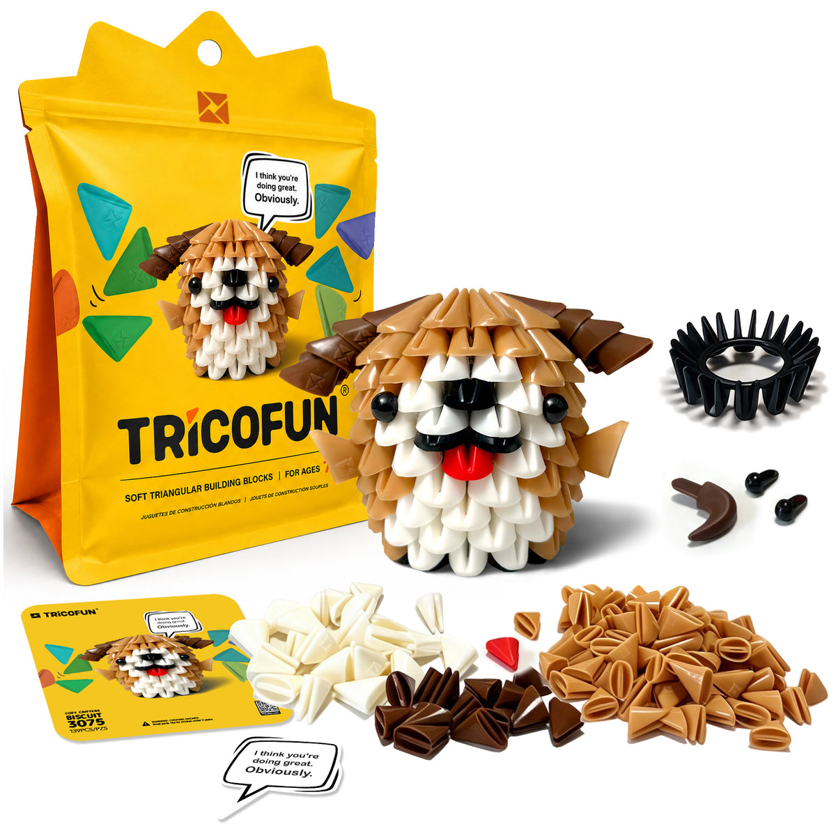 Tricofun® Biscuit Puppy Soft Building Kit
