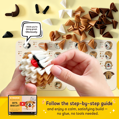 Tricofun® Biscuit Puppy Soft Building Kit