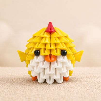 Tricofun® Sunny Yellow Chick Soft Triangle Building Kit — Pre-order