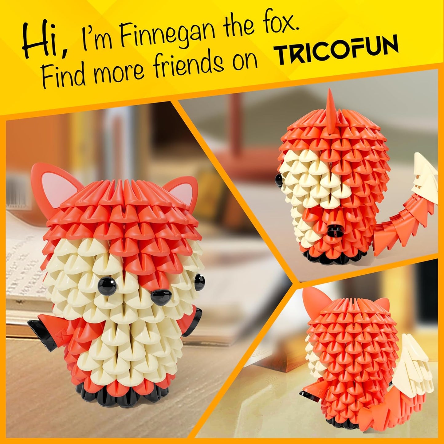 TRICOFUN™ Animals Finnegan the FOX building kit -1104