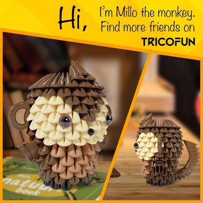 TRICOFUN™ Animals Millo the monkey building kit -1107