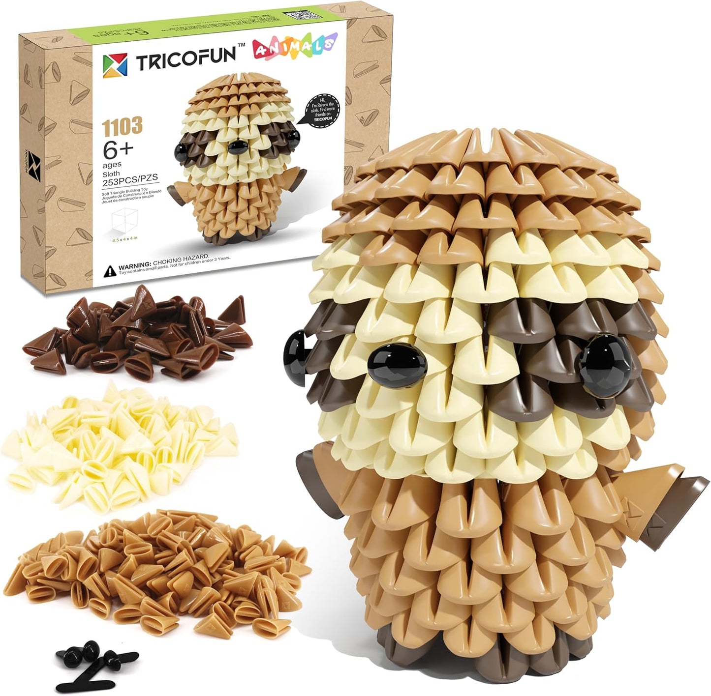 TRICOFUN™ Animals Serene the sloth building kit -1103